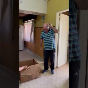 Girl surprises her Grandparents with a Dachshund dog! #cute #cutedogs #dogs #dogshorts #adorable